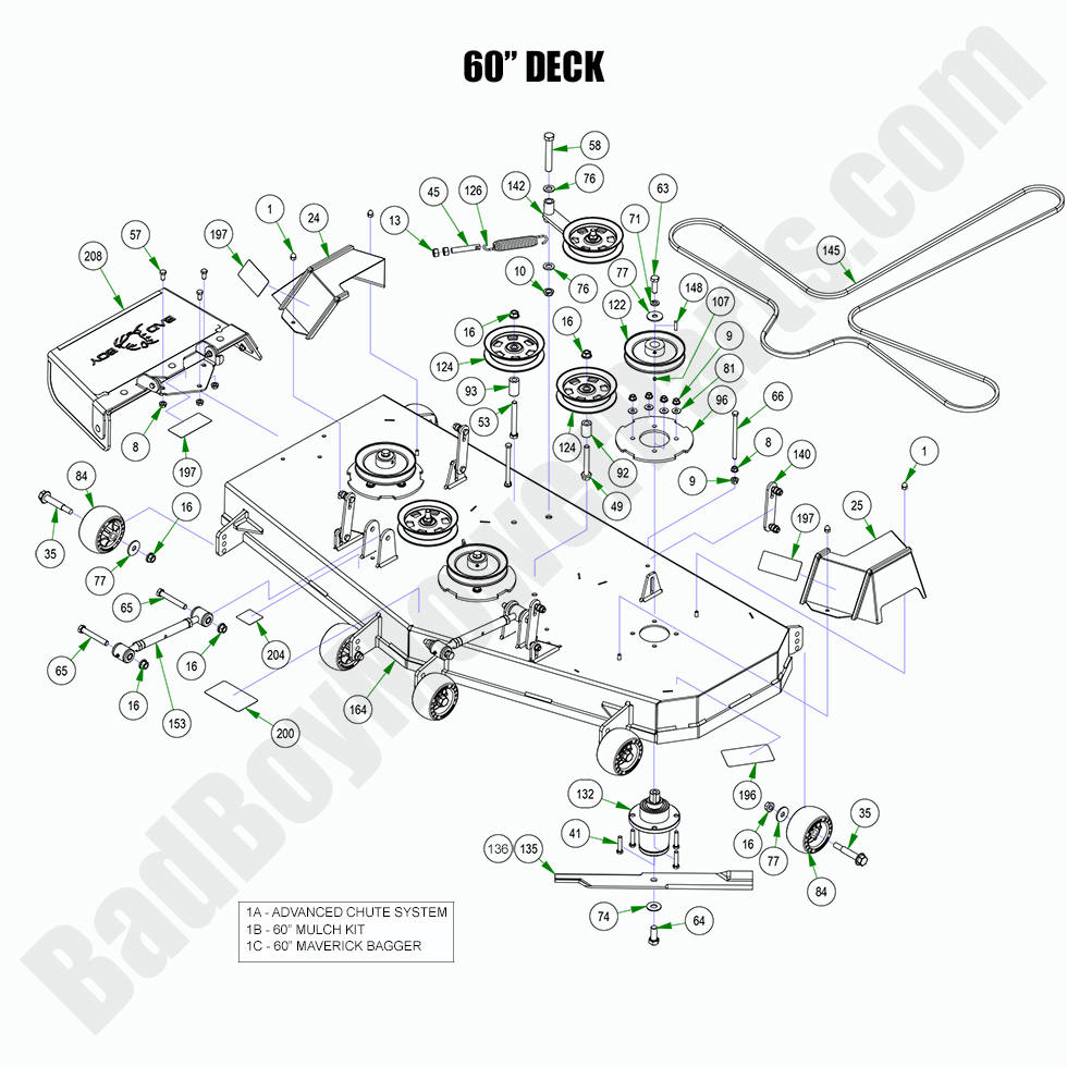 2023 Maverick - 60" Deck Assembly